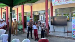 Satlantas Polres Sumenep Tanamkan Disiplin Berlalu Lintas di SDN Lalangon 1 Lewat Police Goes To School