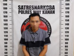 Gerebek Rumah di Baradatu, Polres Way Kanan Sita Sabu dan Ekstasi