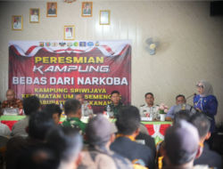 Bupati Ayu Asalasiyah Resmikan Kampung Bebas Narkoba di Sriwijaya, Perkuat Gerakan P4GN hingga Tingkat Kampung