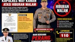 GRANAT Way Kanan Dukung Kapolres Ramadhona Tertibkan Hiburan Malam