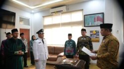 Sekda Way Kanan Lantik Pj Kepala Kampung Sumber Rejeki