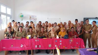 Kepala sekolah dan guru SMP se-Kecamatan Way Kenanga mengikuti kegiatan RPS di SMP MMT Mercubuana, serta Pengawas Sekolah Budiman, S.Pd.,
