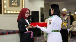 Wagub Jihan Kukuhkan Paskibraka Lampung 2026, Titip Pesan Integritas dan Kebersamaan
