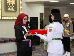 Wagub Jihan Kukuhkan Paskibraka Lampung 2026, Titip Pesan Integritas dan Kebersamaan