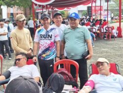 Colour Fun Walk Semarakkan HUT RI ke-81, PMI Way Kanan Ajak Warga Berbagi Setetes Darah
