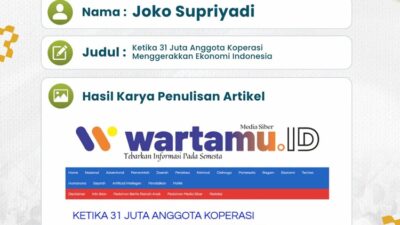 Wartamu.id Raih Juara III Nasional Lomba Karya Tulis Jurnalistik Harkopnas ke-79 Tahun 2026