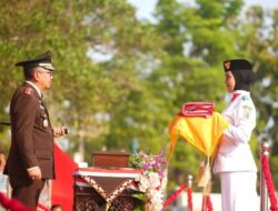 Upacara Penurunan Bendera HUT Ke-81 RI di Way Kanan Berlangsung Khidmat