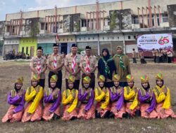 Hizbul Wathan SMP Muhammadiyah 1 Menggala dan Ponpes MBS Tulang Bawang Semarakkan Apel Besar Hari Pramuka ke-65