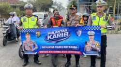 Polres Way Kanan Perkuat Pengamanan Jam Sibuk
