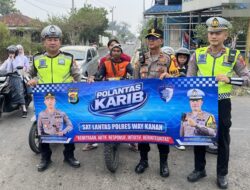 Polres Way Kanan Perkuat Pengamanan Jam Sibuk